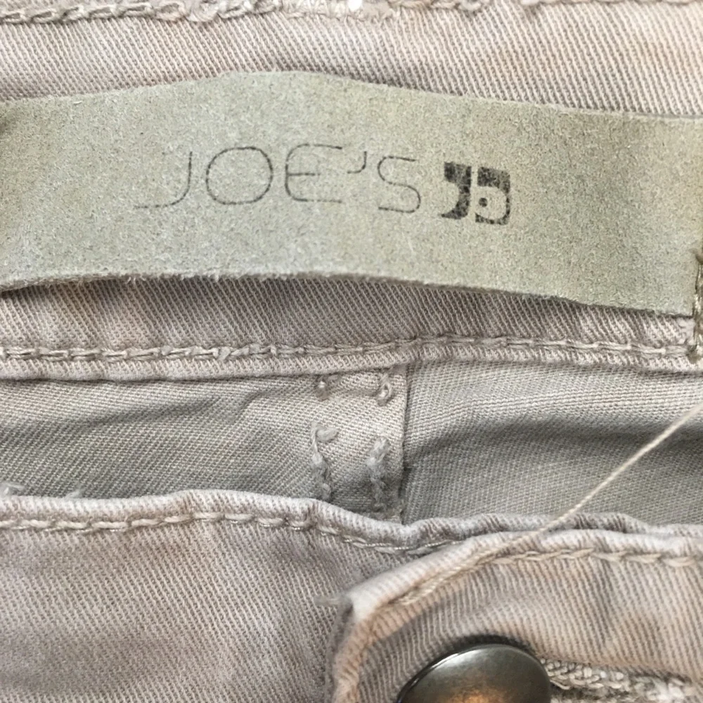 Joe’s Slim Straight Jeans Size 40W X 32L Tan Casual Stretch Denim